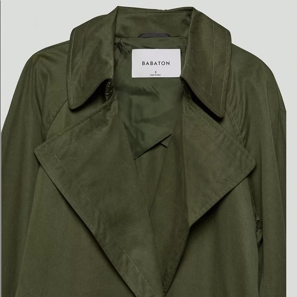 Aritzia Babaton Lawson Trench Coat Size L ⭐️⭐️⭐️⭐️ - Picture 4 of 13